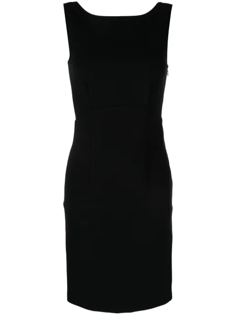 Prada Pre-Owned scoop-back sleeveless dress Black CSVMPRADRE7443