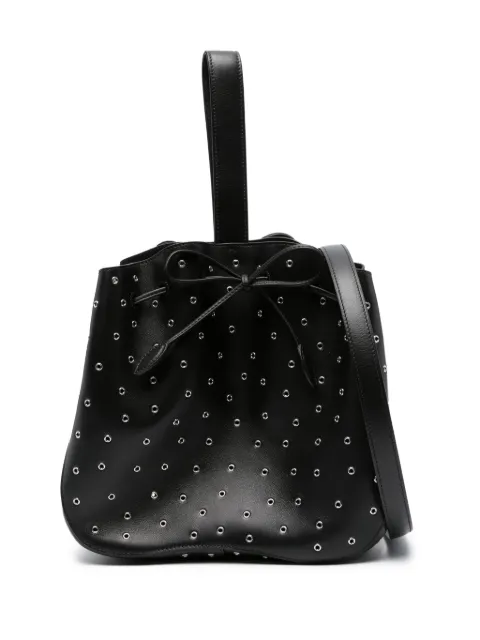 Alaïa Rose Marie 28 leather shoulder bag Black AA1S01228CA139