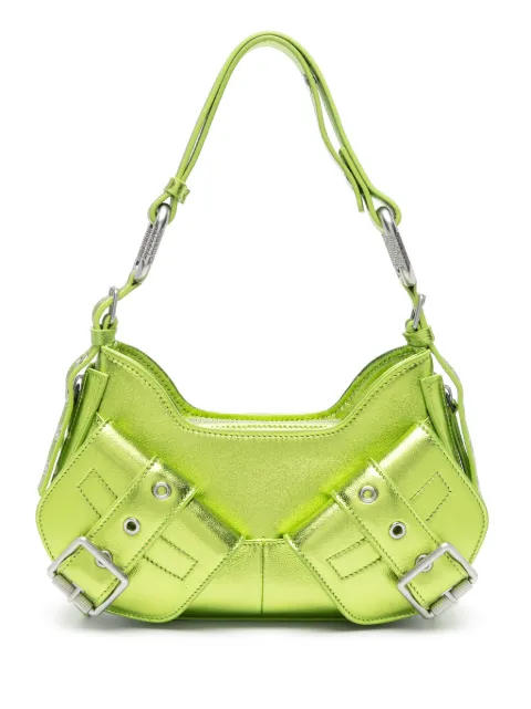 BIASIA Y2K small leather shoulder bag Green FBBP70002LAM