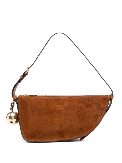 Burberry Shield Sling suede shoulder bag Brown 8075574