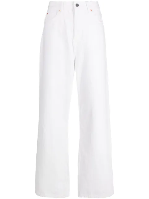 WARDROBE.NYC low-rise straight-leg jeans White W2048PC
