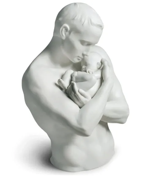 Lladró Paternal Protection porcelain figurine (31cm) White 01009215