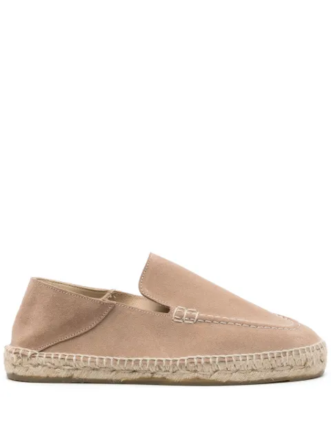 Manebi suede flat espadrilles Neutrals W19LT
