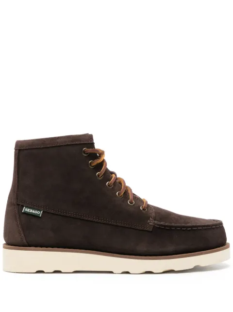 Sebago lace-up suede ankle boots Brown 76111SWTALAHIGH
