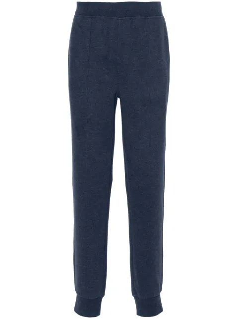 Corneliani mélange-effect track pants Blue 92G5653825002