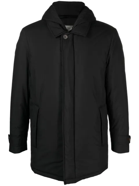 Corneliani layered padded jacket Black 9225B83820145
