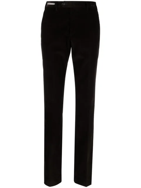 Corneliani corduroy straight-leg trousers Brown 925B013818502