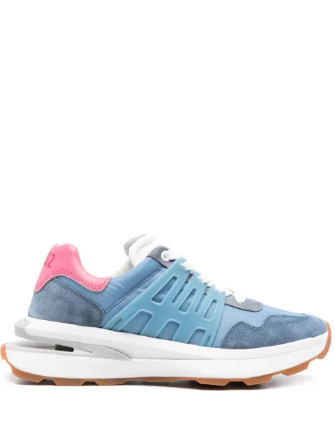 DSQUARED2 Slash leather sneakers Blue SNW023501601681