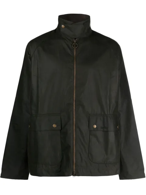 Barbour Bedale coated-finish jacket Green MWX2205OL52