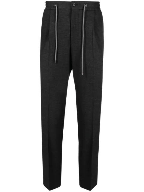 Corneliani drawstring tapered-leg trousers Grey 924L193818804