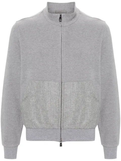 Corneliani mock-neck zip-up sweatshirt Grey 92G5603825001