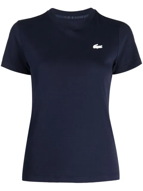 Lacoste logo-embroidered cotton T-shirt Blue TF9246