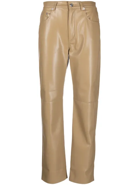 Nanushka Vinni cropped trousers Brown NW23PFPA01565