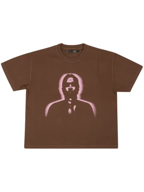 SP5DER Thug cotton T-shirt Brown SP5KSTS01