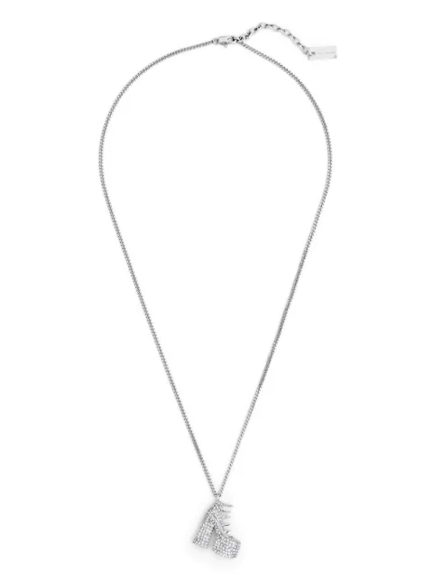 Marc Jacobs The Pavé Kiki boot necklace Silver 2R3JNC001J78059