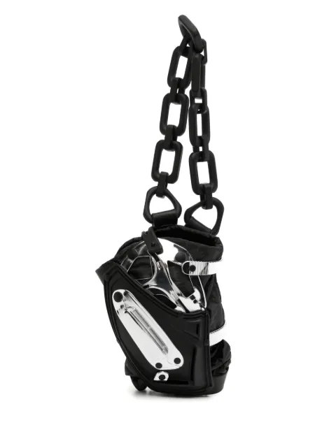 Innerraum chain-link panelled mini bag Black I51CBBKBR45