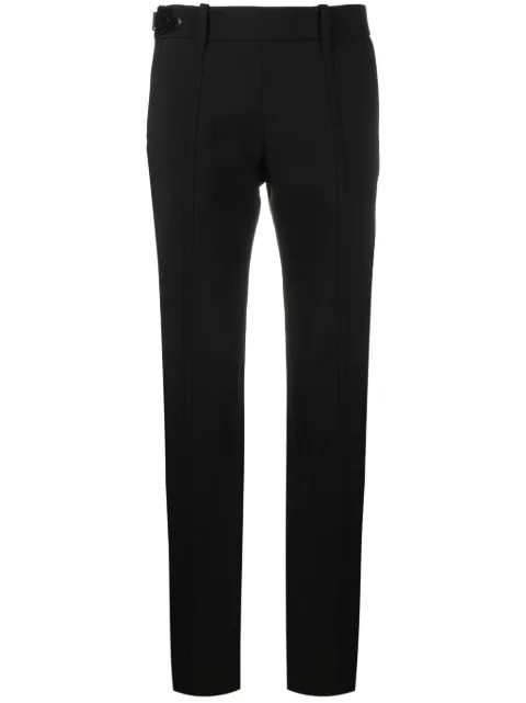 Alaïa side-buckle tailored trousers Black AA9P01894T471