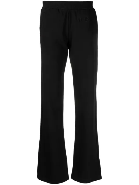 Chiara Ferragni sequin-logo track pants Black 75CBAG01CFG01