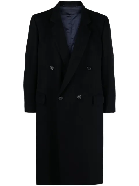 A.N.G.E.L.O. Vintage Cult 1990 double-breasted maxi coat Blue ANG480RRC