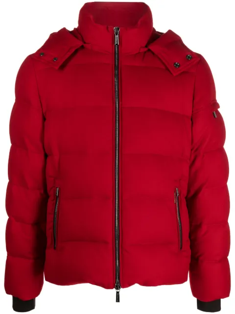 Moorer Brett hooded down jacket Red BRETTILW
