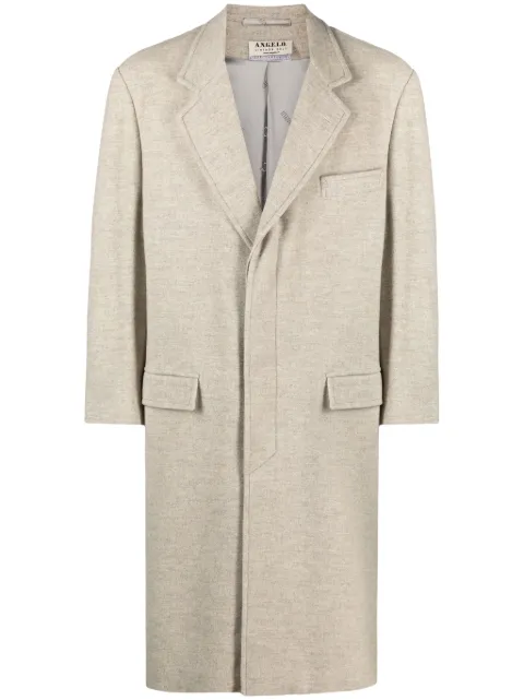 A.N.G.E.L.O. Vintage Cult 1990 single-breasted wool coat Grey ANG480KGX