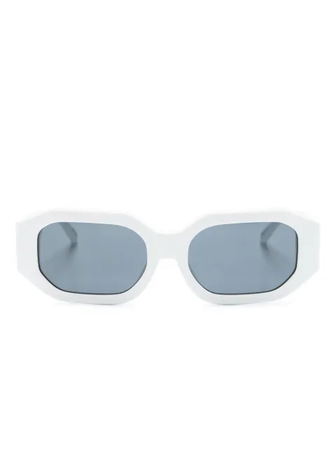 The Attico Blake rectangle-frame sunglasses White ATTICO45C3SUN