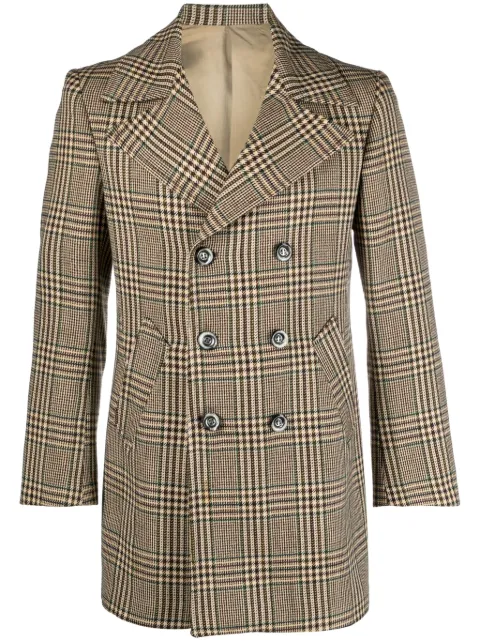A.N.G.E.L.O. Vintage Cult 1970s pre-owned double-breasted coat Brown ANG350KG