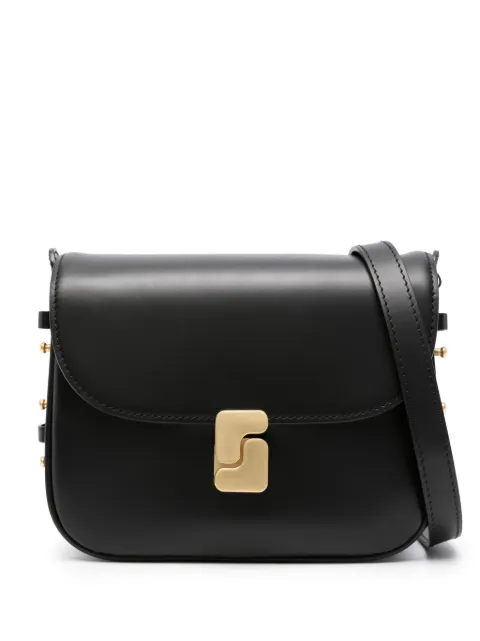 Soeur mini Bellissima leather crossbody bag Black SEM1114BELLIMIN