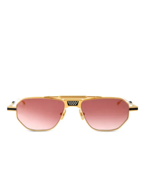 T Henri Eyewear geometric-frame sunglasses Gold LONGTAIL