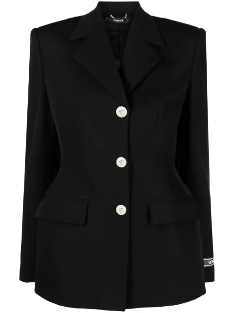 Versace Hourglass single-breasted blazer Black 10120801A06750