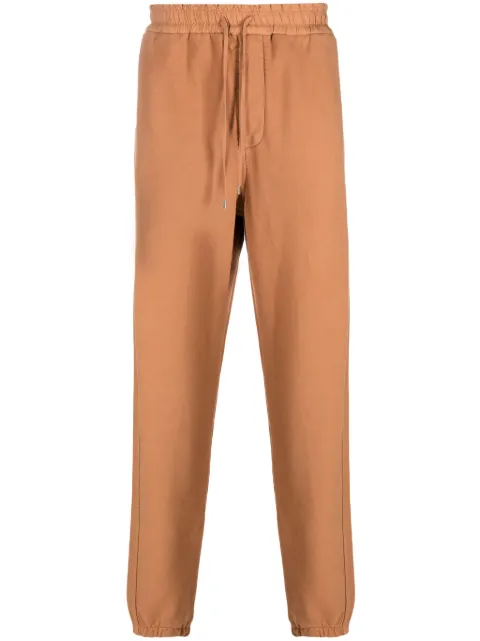 Saint Laurent drawstring-waistband cotton track pants Neutrals 752235Y36SV