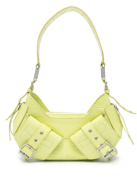 BIASIA Y2K leather shoulder bag Green FBBP70001COC