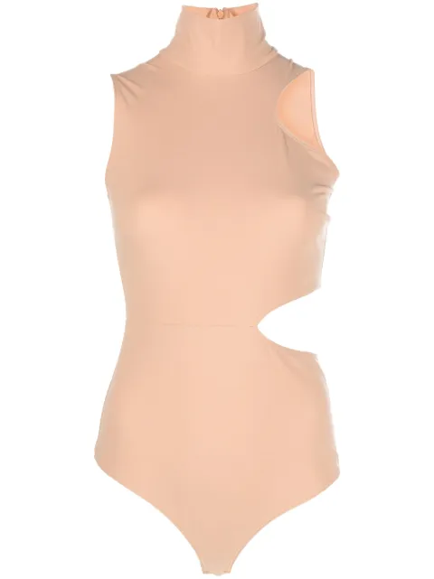 Wolford Warm Up cut-out bodysuit Neutrals 792824853
