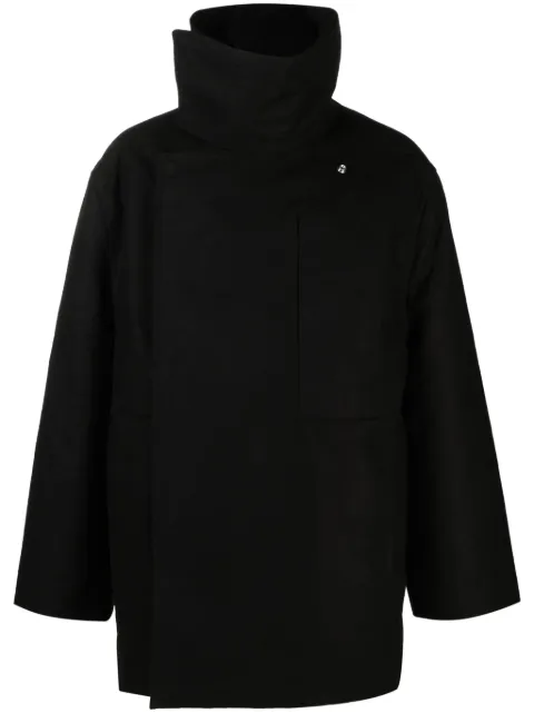Rick Owens Jumbo funnel-neck down coat Black RU02C7758MOD1