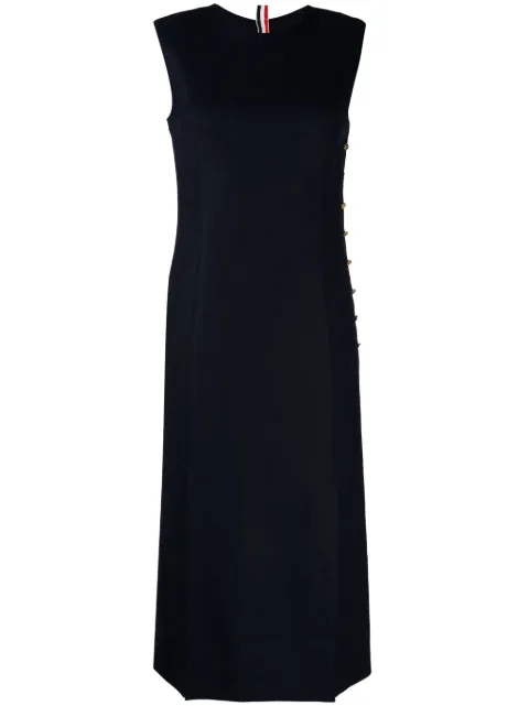 Thom Browne wool midi dress Blue FDSE12A03793
