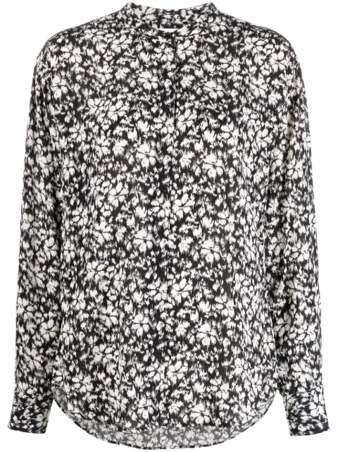 MARANT ÉTOILE Catchell shirt Black CH0080FAA3J33E