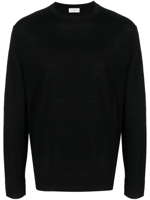 Ballantyne round-neck wool jumper Black B2P12016W02