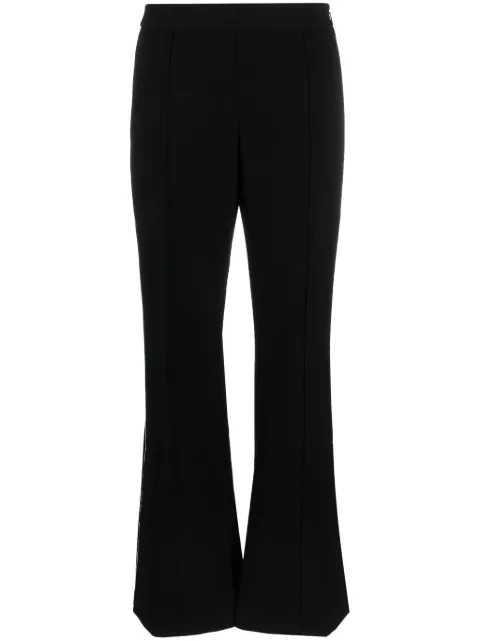Tory Burch striped flared trousers Black 151702