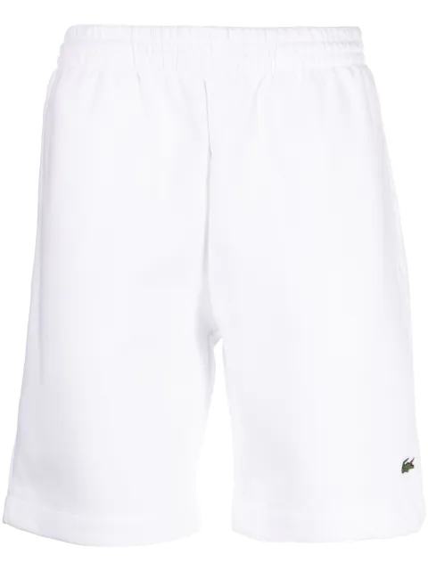 Lacoste logo-embroidered jersey shorts White GH9627