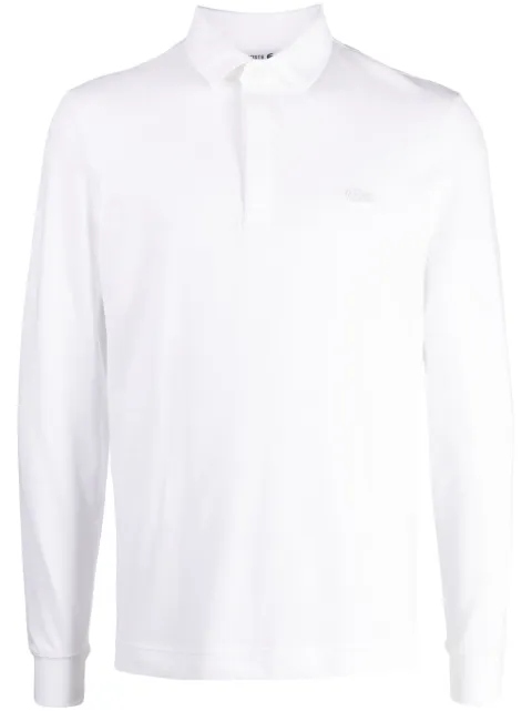 Lacoste Smart Paris logo-patch polo shirt White PH2481