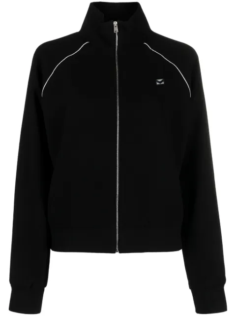 Tory Burch crepe track jacket Black 151703