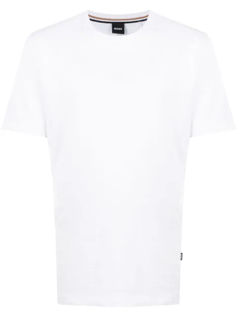 BOSS cotton-jersey T-shirt with logo detail White 50468347