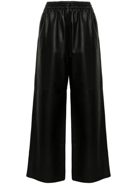 WARDROBE.NYC high-waist wide-leg trousers Black W2105R15