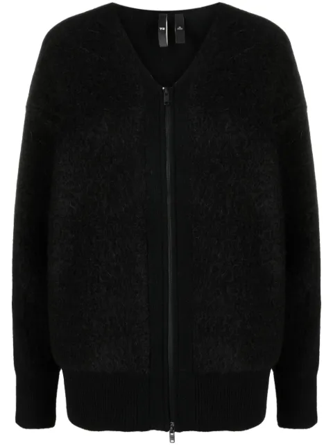 Y-3 V-neck knitted jacket Black IL4624
