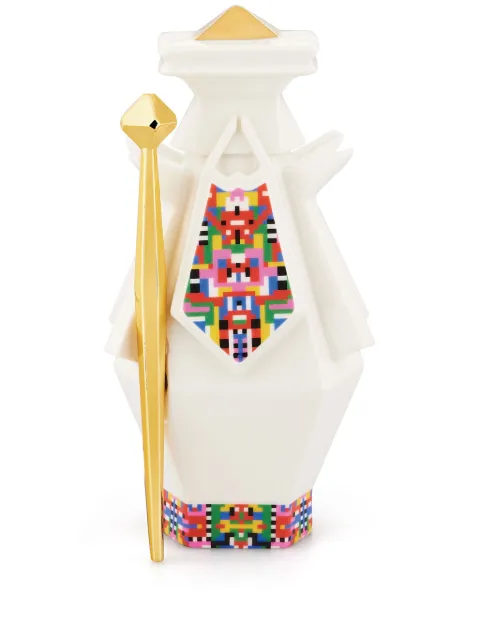 Alessi Holyhedrics Joseph porcelain ornament White ESA053