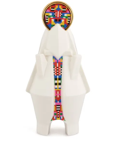 Alessi Holyhedrics Mary porcelain ornament White ESA052
