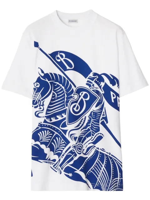 Burberry EKD-print cotton T-shirt White 8077668