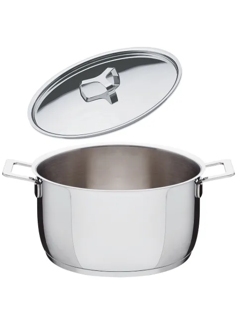 Alessi Pots&Pans stainless steel casserole Silver AJM10116CC