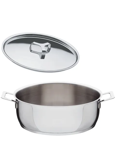 Alessi Pots&Pans stainless steel casserole Silver AJM10228CC