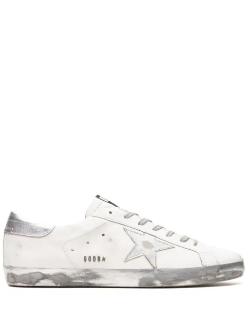 Golden Goose Super-Star trainers with laminated star and heels tab White GMF00101F000314